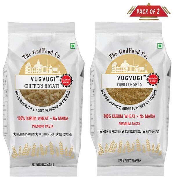 Chifferi Rigati & Fusilli Pasta